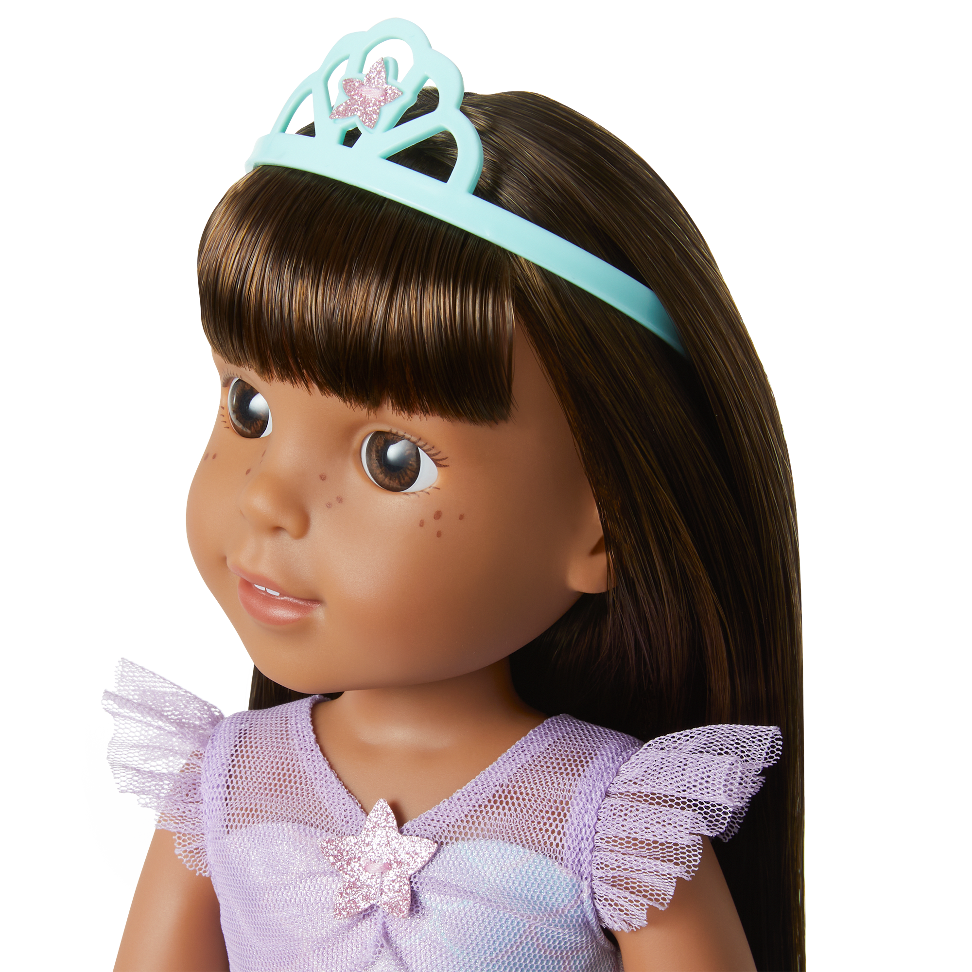 2-in-1 Sparkly Mermaid Outfit for WellieWishers™ Dolls O7
