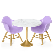 Kitchen Table for Two Set for 18-inch Dolls U6