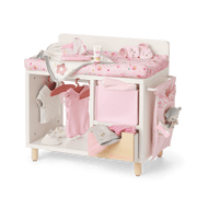 Dots & Blooms Changing Table with Storage O7