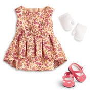 Melody’s™ Fancy Floral Dress for 18-inch Dolls (Historical Characters) V2