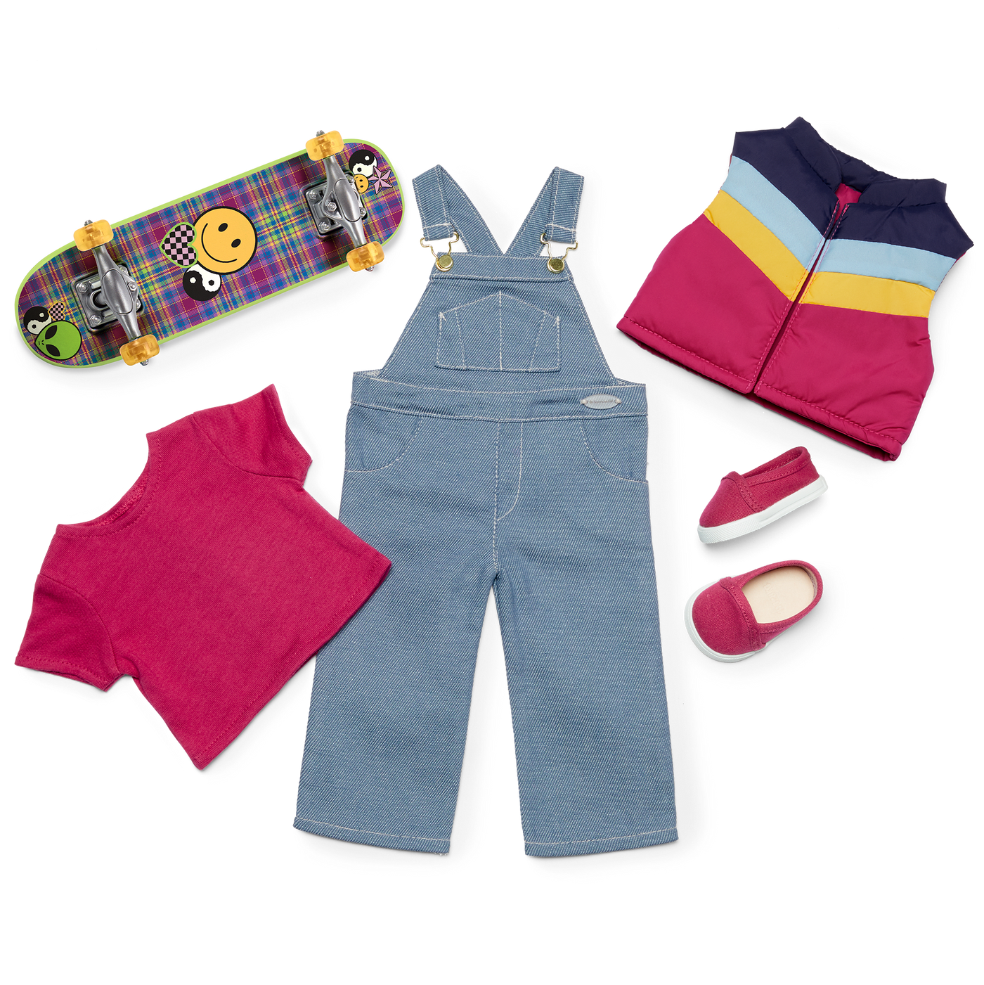 Nicki’s™ Skateboarding Outfit for 18-inch Dolls (Historical Characters) B1