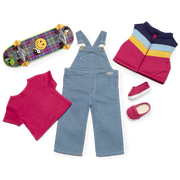 Nicki’s™ Skateboarding Outfit for 18-inch Dolls (Historical Characters) B1