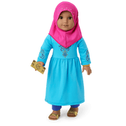 Eid al-Fitr Celebration Outfit for 18-inch Dolls R8
