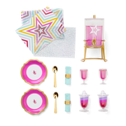 Kitchen Table for Two Set for 18-inch Dolls U6