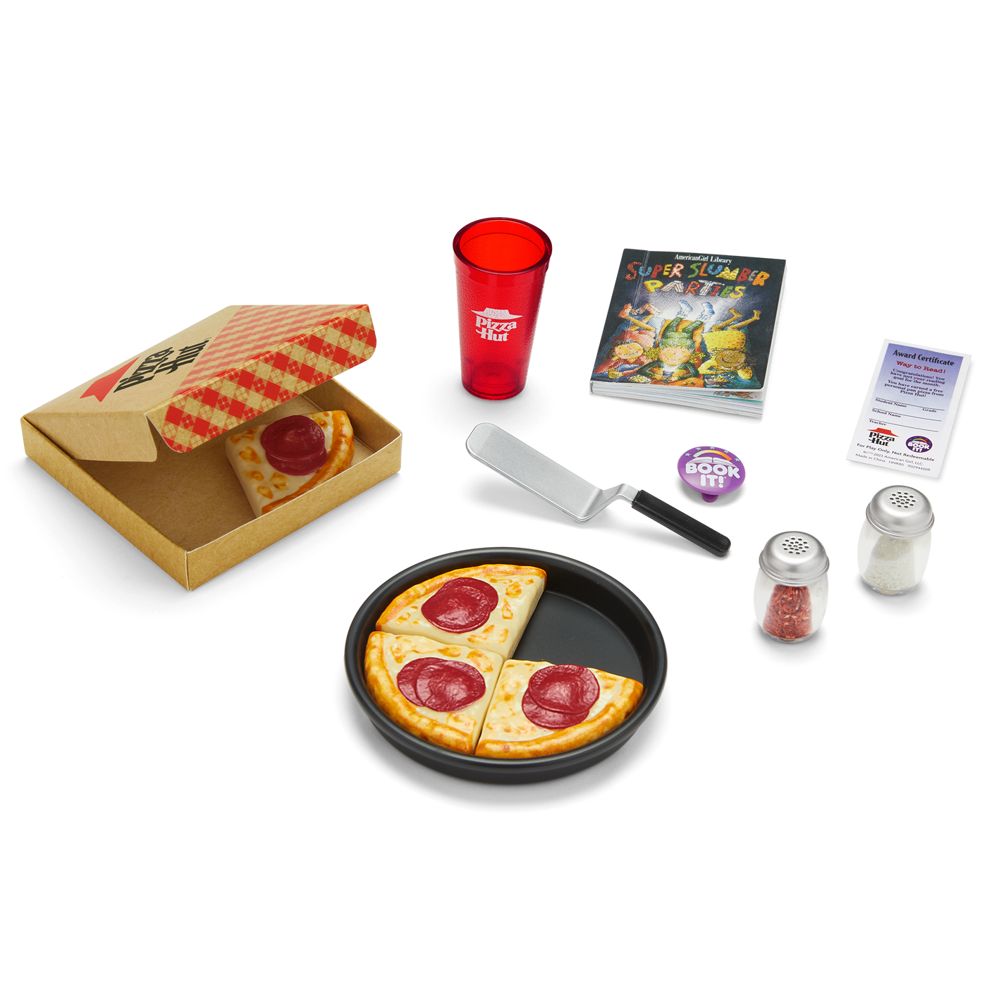 Pizza Hut® BOOK IT!™ Set for 18-inch Dolls (Historical Characters) P4