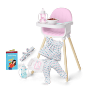 Little Bitty Baby™ Layette & High Chair Set for 7.75-inch Dolls A7