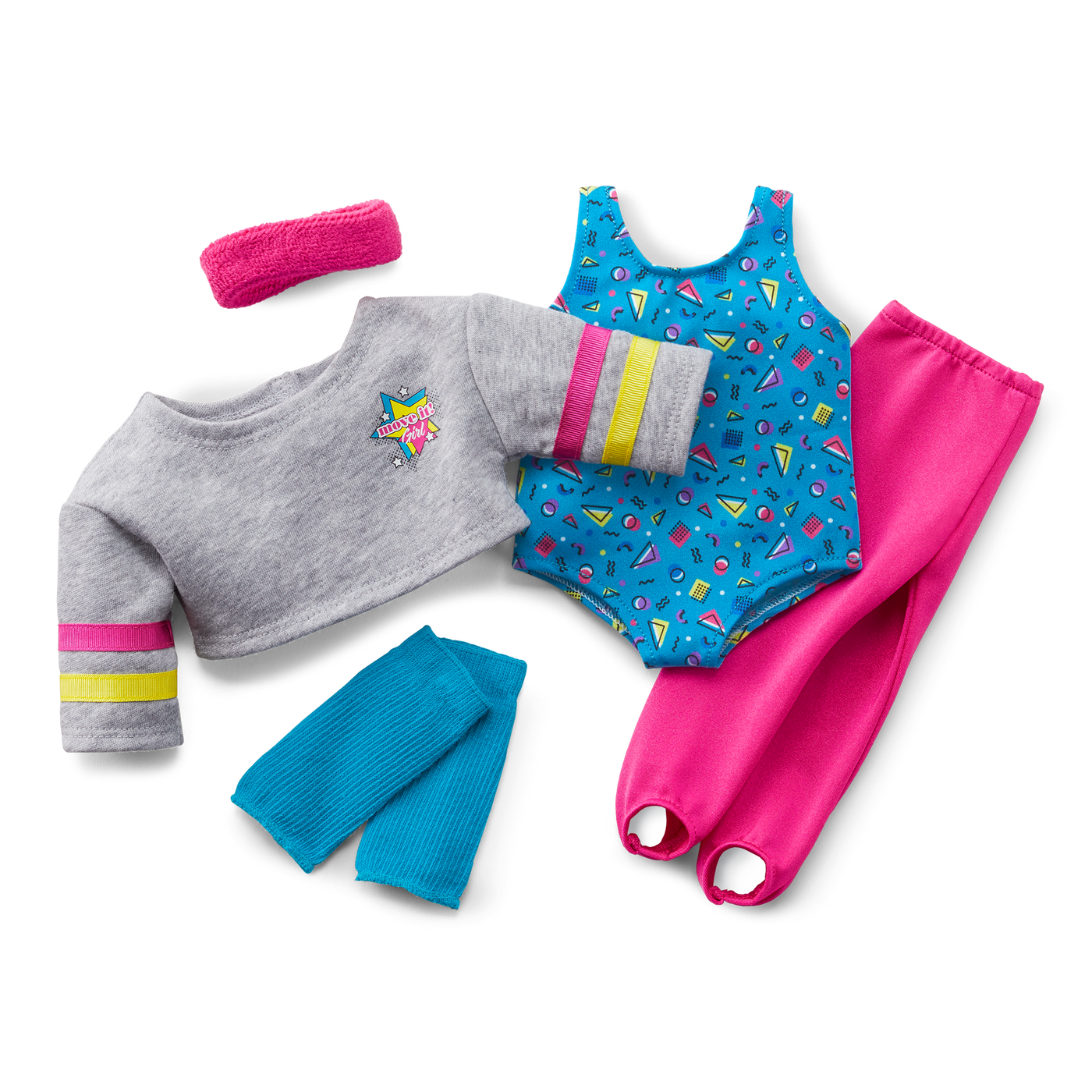 Courtney's™ Fitness Outfit for 18-inch Dolls (Historical Characters) T9