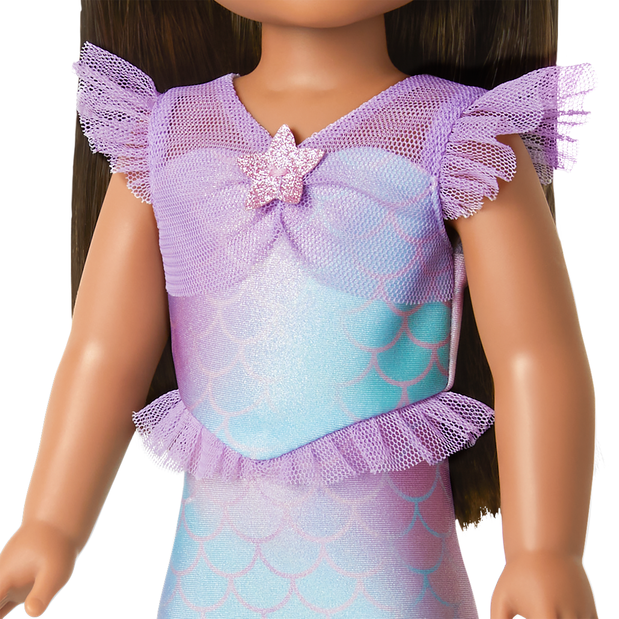 2-in-1 Sparkly Mermaid Outfit for WellieWishers™ Dolls O7