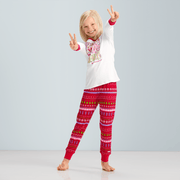 Peace, Love & Joy PJ Top for Girls R6