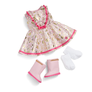 Floral Fashion Outfit for 18-inch Dolls I1