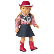 Maryellen's™ Cowgirl Costume for 18-inch Dolls (Historical Characters) B7