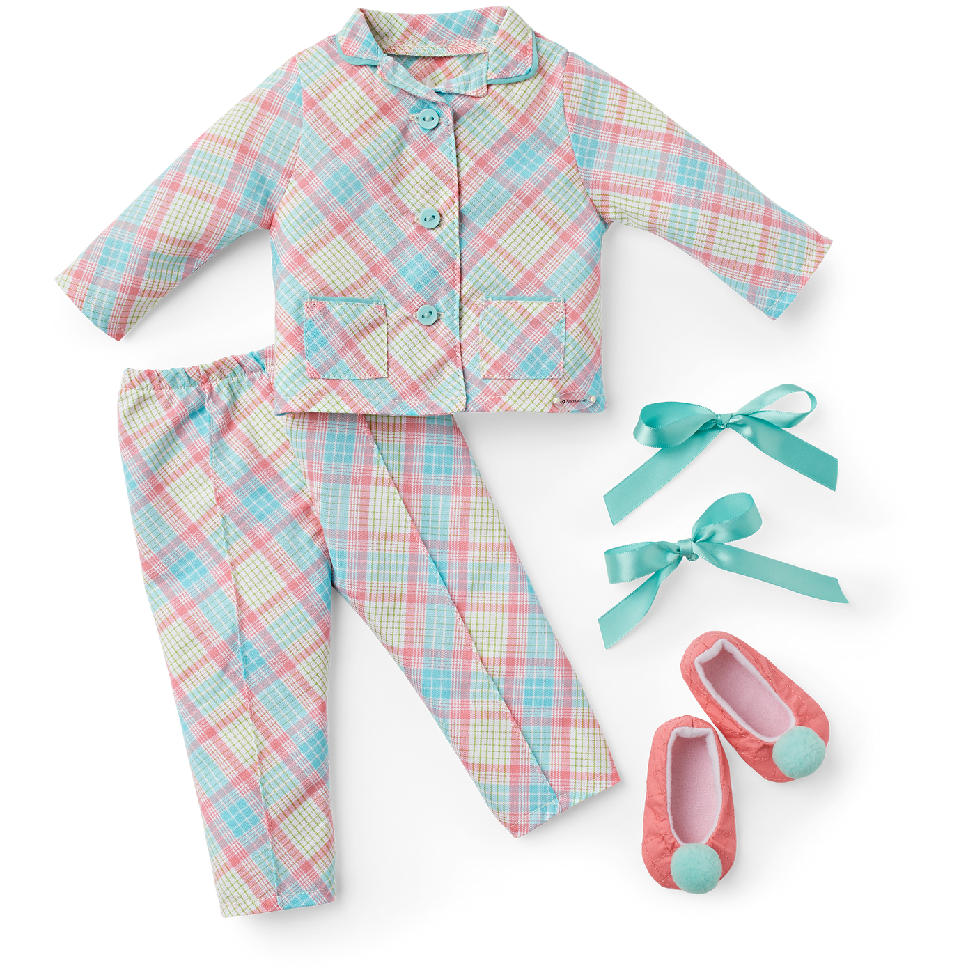 Melody’s™ Plaid Pajamas for 18-inch Dolls (Historical Characters) T8