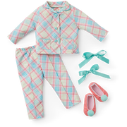 Melody’s™ Plaid Pajamas for 18-inch Dolls (Historical Characters) T8