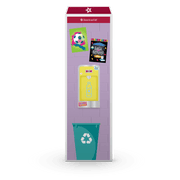 Colorful Cubbies Locker Set for 18-inch Dolls W5