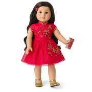Lunar New Year's Celebration Outfit for 18-inch Dolls E7