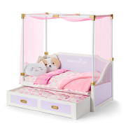 All Set for Sleepovers Canopy Bed for 18-inch Dolls M6