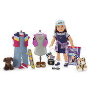 ’90s Twins Nicki’s™ Skateboarding Gift Set (Historical Characters) Y4
