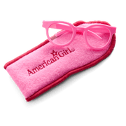 Petal-Pink Glasses for 18-inch Dolls L6