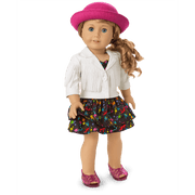 Courtney’s™ White Fringe Jacket for 18-inch Dolls (Historical Characters) R6