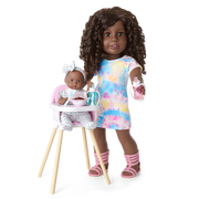 Little Bitty Baby™ Layette & High Chair Set for 7.75-inch Dolls A7