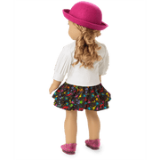 Courtney’s™ White Fringe Jacket for 18-inch Dolls (Historical Characters) R6