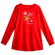 Holiday Dreams Pajama Top for Women Y8