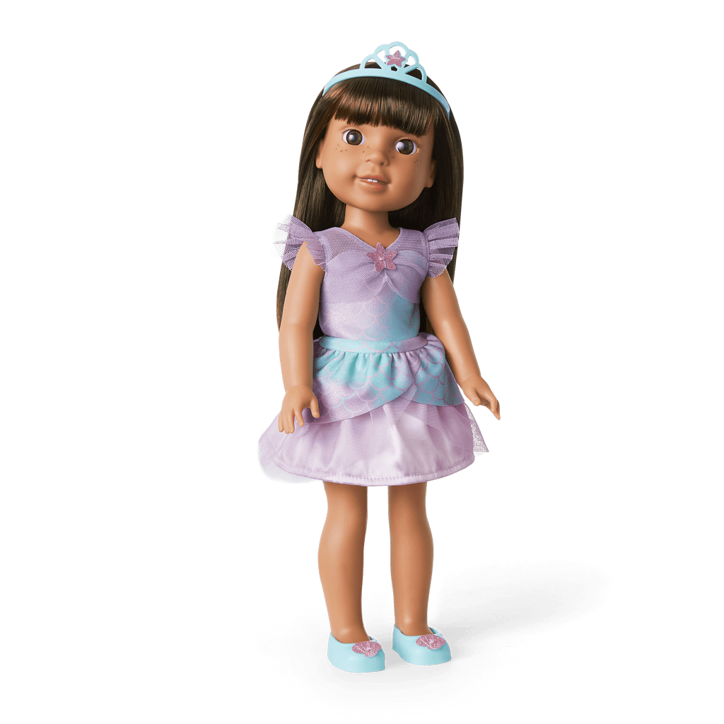 2-in-1 Sparkly Mermaid Outfit for WellieWishers™ Dolls O7