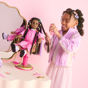 Long Hair Looks™ by Truly Me™ 18-inch Doll #135 & hair accessories L0