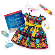 Día de Muertos Celebration Outfit for 18-inch Dolls X6