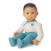 Bitty Baby® Doll #4 with black hair in Soft Blue R4