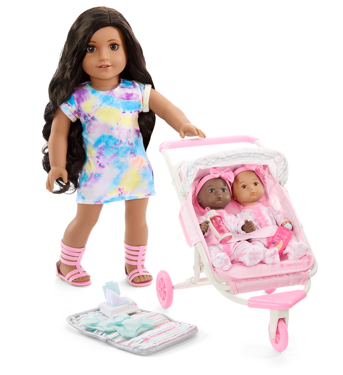 Little Bitty Baby™ Double Stroller Set for 7.75-inch Dolls B2