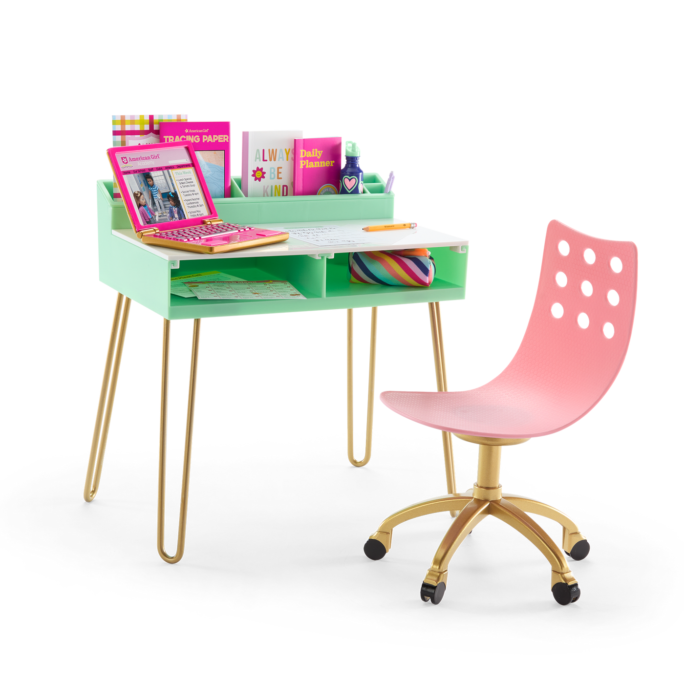 Write On! Desk Set for 18-inch Dolls H7