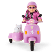 Hit the Road Scooter & Sidecar for 18-inch Dolls D1