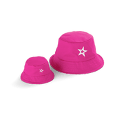 AG™ Star Bucket Hat Set for Girls & Dolls H4
