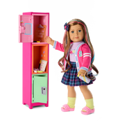 Colorful Cubbies Locker Set for 18-inch Dolls W5