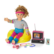 Courtney‘s™ TV & Fitness Accessories for 18-inch Dolls (Historical Characters) Z8