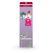 Colorful Cubbies Locker Set for 18-inch Dolls W5
