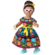 Día de Muertos Celebration Outfit for 18-inch Dolls X6