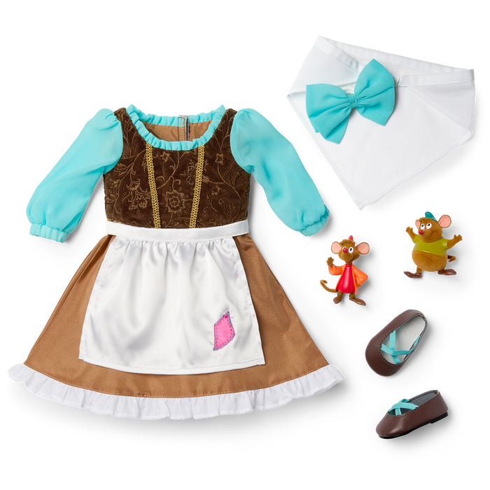 American Girl® Disney Princess Cinderella Day Dress, Friends & Accessories for 18-inch Dolls H1
