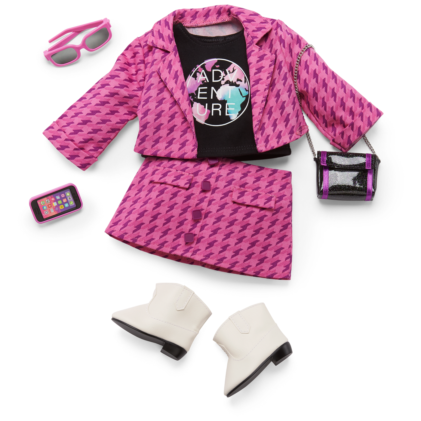 Fun in the City Travel Outfit for 18-inch Dolls O7