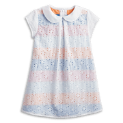 Sunny Flowers Dress for Little Girls T0