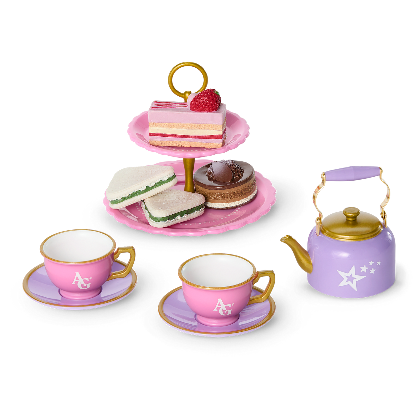 Tea for Two Set for 18-inch Dolls W5