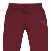 American Girl® Burgundy Fleece Sweatpants for Adults W9