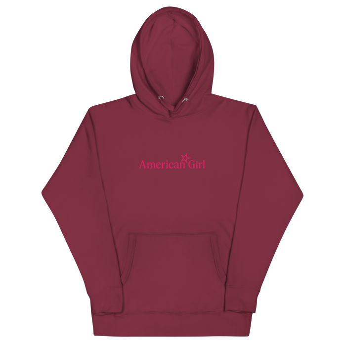American Girl® Burgundy Hoodie for Adults P0