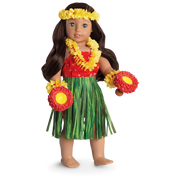 Nanea's™ Hula Outfit for 18-inch Dolls (Historical Characters) T4