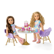 Kitchen Table for Two Set for 18-inch Dolls U6