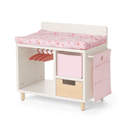 Dots & Blooms Changing Table with Storage O7