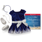 Hanukkah Celebration Outfit for 18-inch Dolls K4