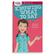 A Smart Girl's Guide: Knowing What to Say F9