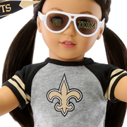 American Girl® x NFL New Orleans Saints Fan Outfit & Accessories for 18-inch Dolls G9